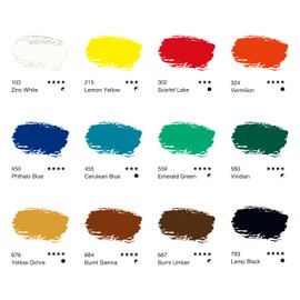 PHOENIX Great Value Oil Paint Set 12 Color Tubes - 12ml/0.4 Fl Oz Non-toxic Art Paints for Canvas, Mothers’ Day Holiday Decor Gift Paint Party, Craft Painting Supplies for Kids, Students & Beginners