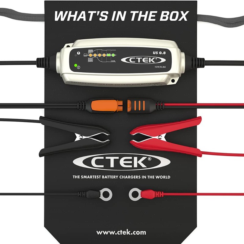CTEK (56-865) US 0.8 12 Volt Fully Automatic 6 Step