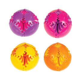 Raymond Geddes Gear Sphere Fidget Toys – Pack of 12 – Spinning Stress Balls with Rotating Gears in Bright Color Combos