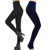 Romastory Winter Warm Women Elastic Leggings Pants Fleece Lined Thick