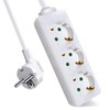 Extrastar 3/5 Metre Power Strip 3/4/5 Socket, White