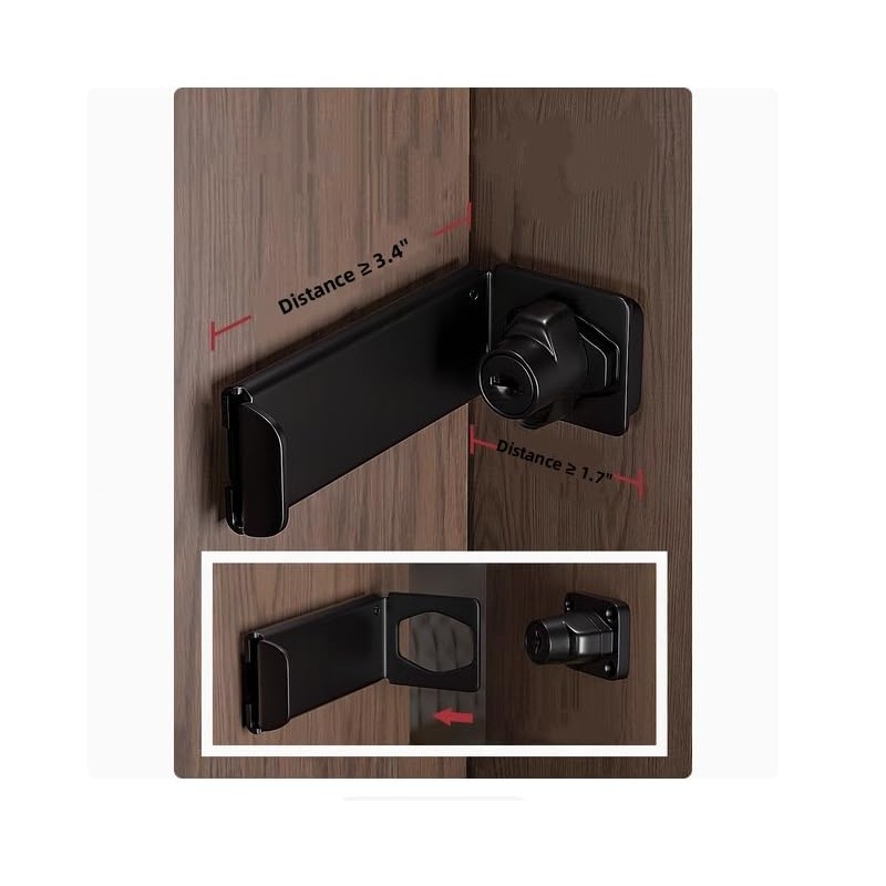 90 Right Angle Locks with Key Heavy Duty flip Door