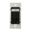 Leviton Multi-Technology PIR/Ultrasonic Wall Switch and Occupancy Sensor, OSSMT-GDE, Black