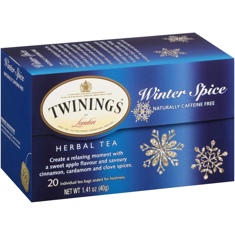 Twinings Holiday Variety Pack Tea Bags, Christmas Tea and Winter