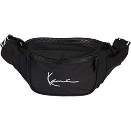 Karl Kani Signature Tape Waist Bag Belt Bag, black / white