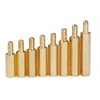 Guard4U 240pcs M2.5 Hex Male-Female Brass Spacer Standoff Screw Nut
