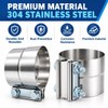 3" Exhaust Clamps 2-PackStainless Steel Band Clamp