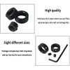 1 Set 3-16mm Drill Bit Depth Stop Collar Ring Set,