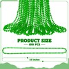 100 PCS St Patricks Day Beads Necklace, Mrdi Gras Beads
