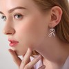 925 Sterling Silver Nurse Earrings Fish Hook Stethoscope Dangle Drop