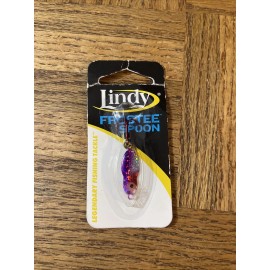 Lindy Frostee Spoon Hook Size 3/16 purple smelt
