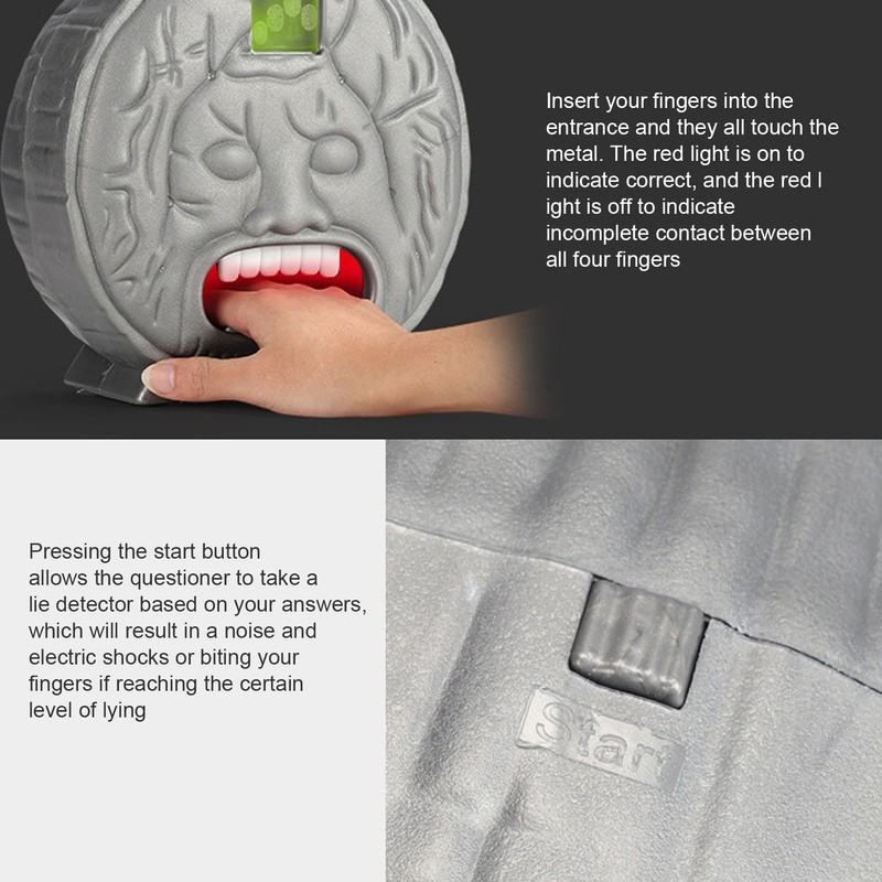 Electric Lie Detector Toy Truth Test Interactive Party Game Toy