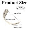 3Pcs Handheld Security Hook Detacher, Magnetic Hook Key, Clothes Tag