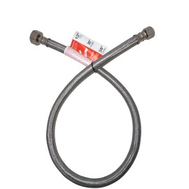 FLUIDMASTER 30” BRAIDED STAINLESS STEEL FAUCET CONNECTOR, 3/8” X 1/2" (B1F30 )