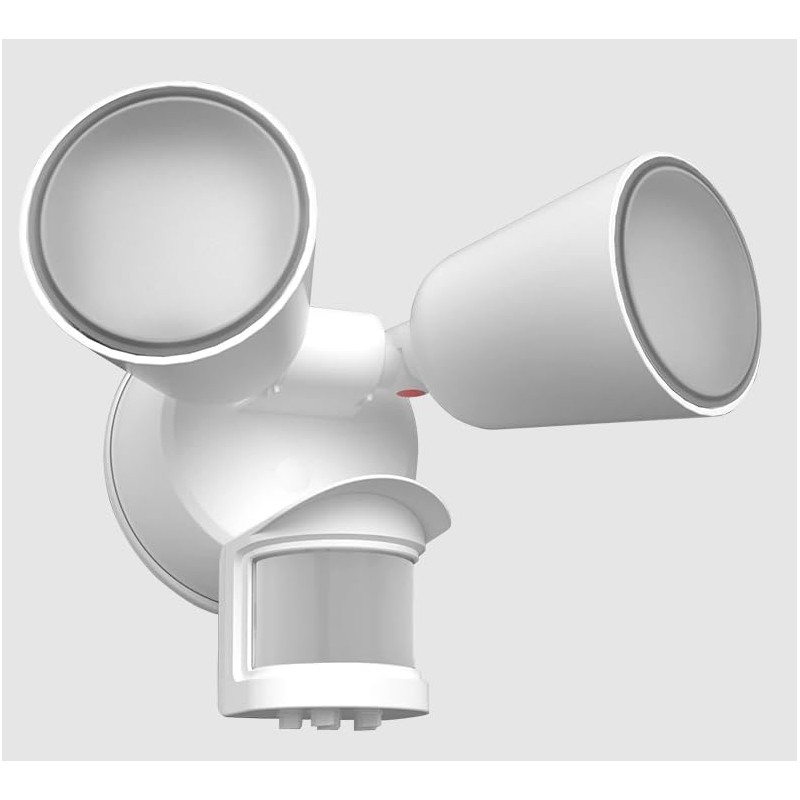 RAB LU160W Luminator Field-Adjustable Motion Sensing Floodlight, 3000K-5000K, Integrated Photocell