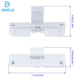 DRELD W10240513 Washer Lid Latch Lock Strike Replacement, Compatible with Whirlpool, Kenmore, Amana, Maytag Roper, Sears, Replaces AP4514459 1873013 AH2579805 EA2579805 PS2579805