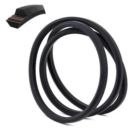 Pokuuer Lawn Mower Double V Deck Belt 5/8" x 156 1/2" for JD M153160 , John DeereMost X300, X304, X320, X340 and X360 Series mowers with 42" Deck