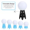 PATIKIL Golf Simulator Tees, 18Pcs Plastic Golf Tees Mat Practice
