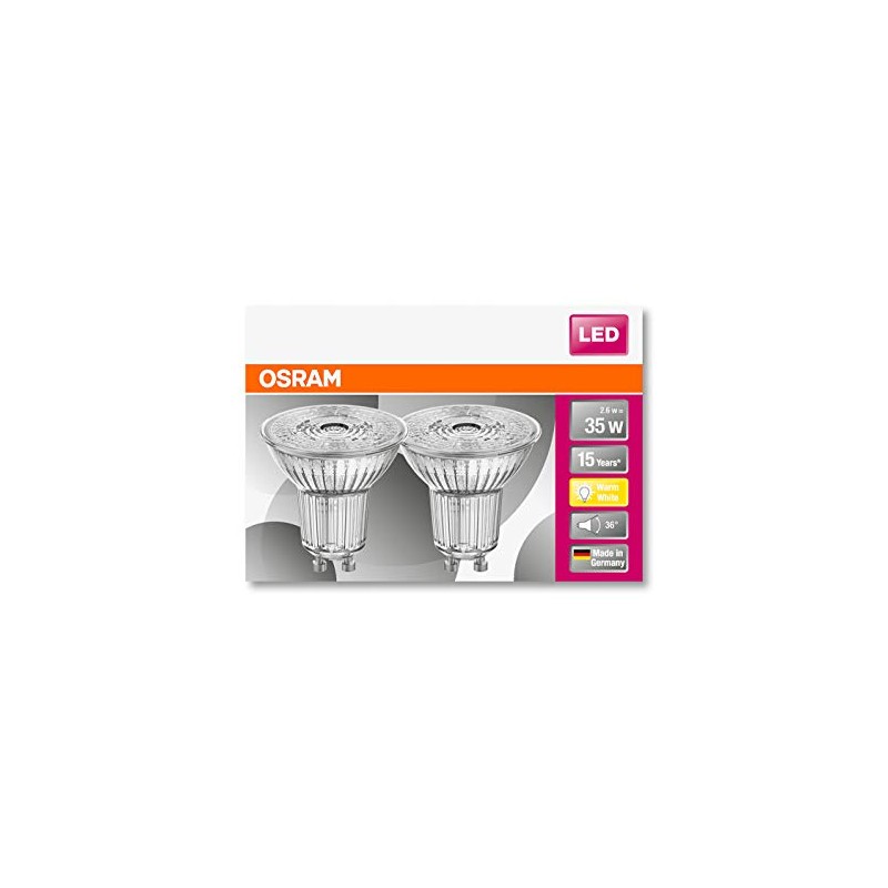 OSRAM LED Star PAR16, Sockel: GU10, Nicht Dimmbar, Warmweiß, Ersetzt