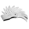 Stainless Steel Radius Fillet Gauge External Internal Concave Convex Measuring