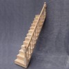 1: 12 Miniature Ladder DIY Unpainted Wooden Staircase Dollhouse Furniture