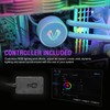 Vetroo V360 White Liquid CPU Cooler for Gaming Console, 3X