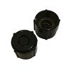 JZAHYUK 2 Pcs Black Plastic Low Point Drain Seals Caps