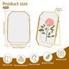 2 Pcs Glass Pressed Flower Frame Elegant Floating Picture Frame