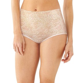 Bali Women's Comfort Revolution W/ Smooth Tec Band Innovation, Soft Leopard Print, Medium/6