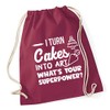 Hippowarehouse I turn cakes into art what's your superpower? Drawstring