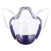 Transparent Mouth Mask for Cycling and Outdoor Wear – Clear