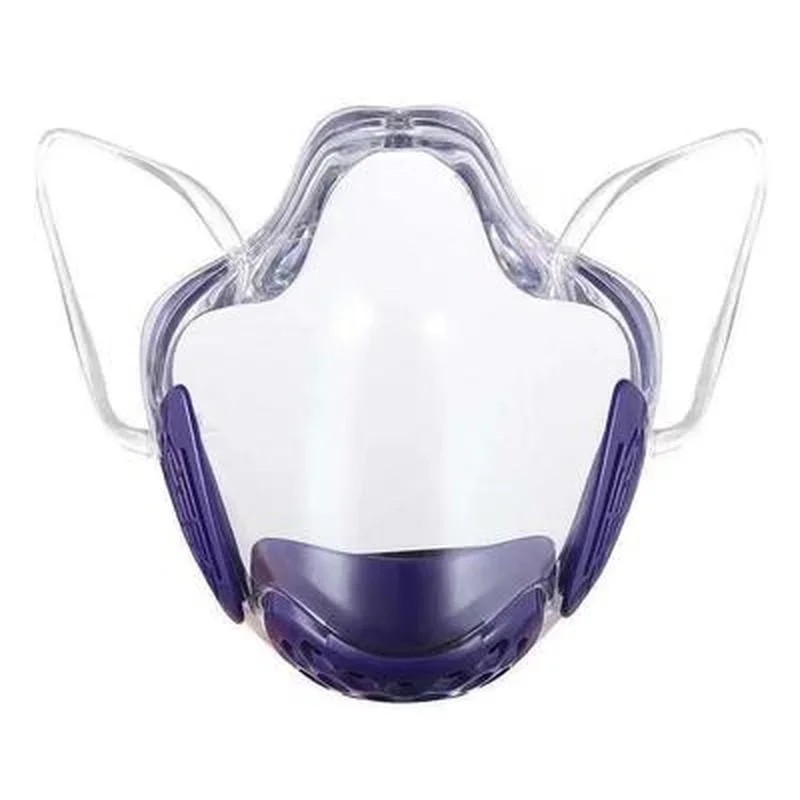 Transparent Mouth Mask for Cycling and Outdoor Wear – Clear