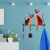 Cat Shape Wall Hook Rack Coat Hat Wall Hanger Holder