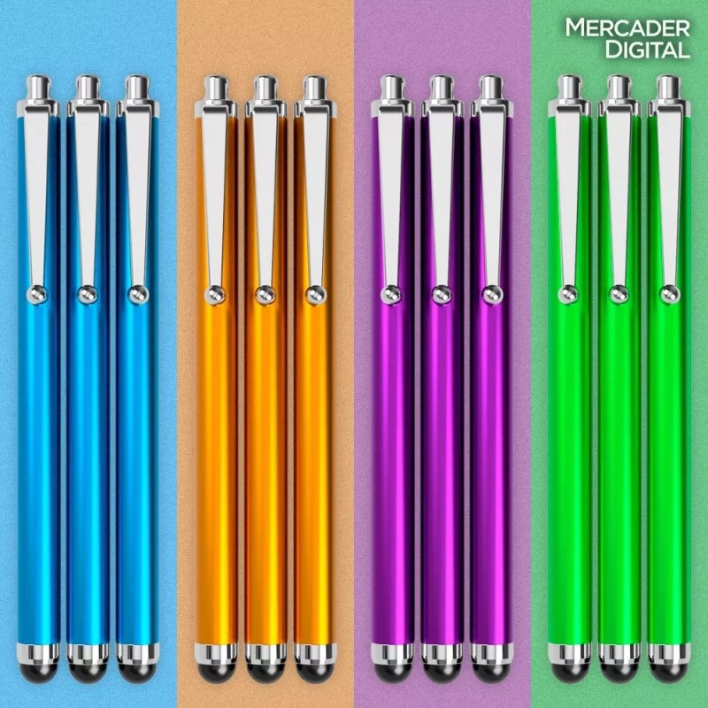 Mercader Digital 40 Pzs Pluma Touch Stylus Pen Celular Tablet