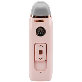 GPCT Ultrasonic Aromatherapy Mini Car Air Cool Mist Humidifier & Acupoint Vibration Massager. Air Freshener Purifier/Nano Water Sprayer for Hydrating & Refreshing Your Skin- Face/Neck/Shoulder- Pink