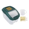 Rice Storage Box with Clear Cover Insect Proof Large Capacity