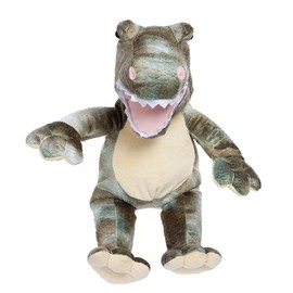 Beary Fun Friends Recordable 8" Plush Dyno The Dinosaur w/20 Second Digital Recorder for Special Messages, Rymes or Songs