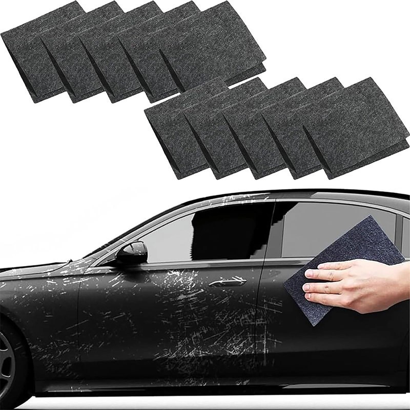 4Pcs Effective Car Nano Sparkle Cloth Durable Useful Magic Car