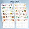 BGTCARDS Delightful Magnetic Fridge Calendar 2026-2027, Now to Dec.2027
