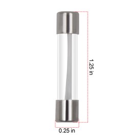 20amp 125 Volt Oven Microwave Fuse - 5304509451 for GE,Frigidaire Hotpoint Microwave, Replacement Models WB27X11138 5304464087 5304488359 AP5648907 PS5136235 etc. Models,6 * 30mm(2pcs)