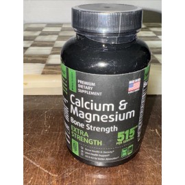 Raw Science Bone Strength Supplement Calcium & Magnesium 90 capsules