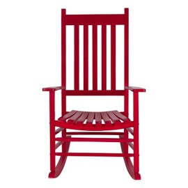Shine Company 4332CP Vermont Rocking Chair, Chili Pepper