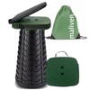 maliven Collapsible Camping Stool with Seat Cushion & Nylon Bag,
