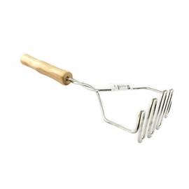 Fackelmann 521417 FCK521417 Potato Press with Wooden Handle 29 cm Wood Brown