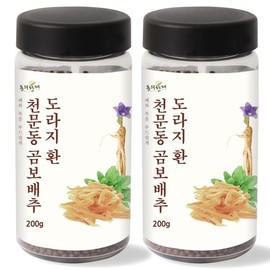 Donguihanjae 동의한재 천문동 곰보배추 도라지환 11종 원재료 200g x 2개 Dong-ui-han Jae Cheonmun Dong Gombobae-chu Doraji-hwan 11 Types Raw Ingredients 200g x 2 Packs