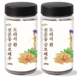 Donguihanjae 동의한재 천문동 곰보배추 도라지환 11종 원재료 200g x 2개 Dong-ui-han Jae Cheonmun Dong Gombobae-chu Doraji-hwan 11 Types Raw Ingredients 200g x 2 Packs