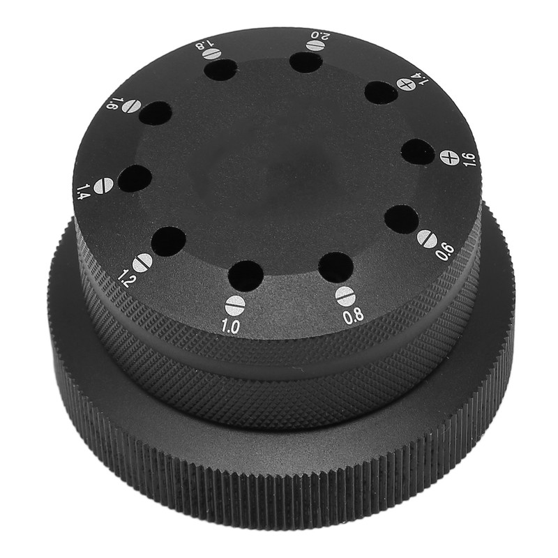 Screwdriver Base Professional Multifunctional Display Watch Screwdriver Rotating Base Black