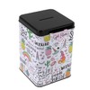 I-TOTAL® Funny Money Box with Padlock and Keys, Metal Money