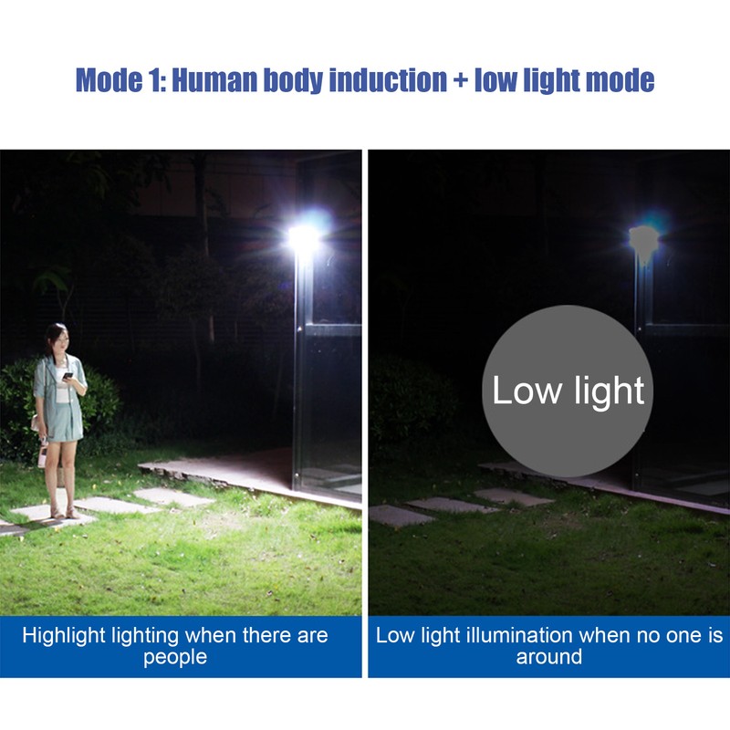 138 LEDs Motion Sensor Light Outdoor Waterproof Solar Wall Lamp