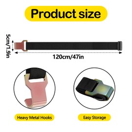 Wbgraceful 2Pcs Trash Can Lid Locks, Outdoor Trash Can Locks, Garbage Can Locks Prevent Strong Winds, Locking Trash Can Protect from Bear, Raccoon, Rodent, Squirrel, Dog in